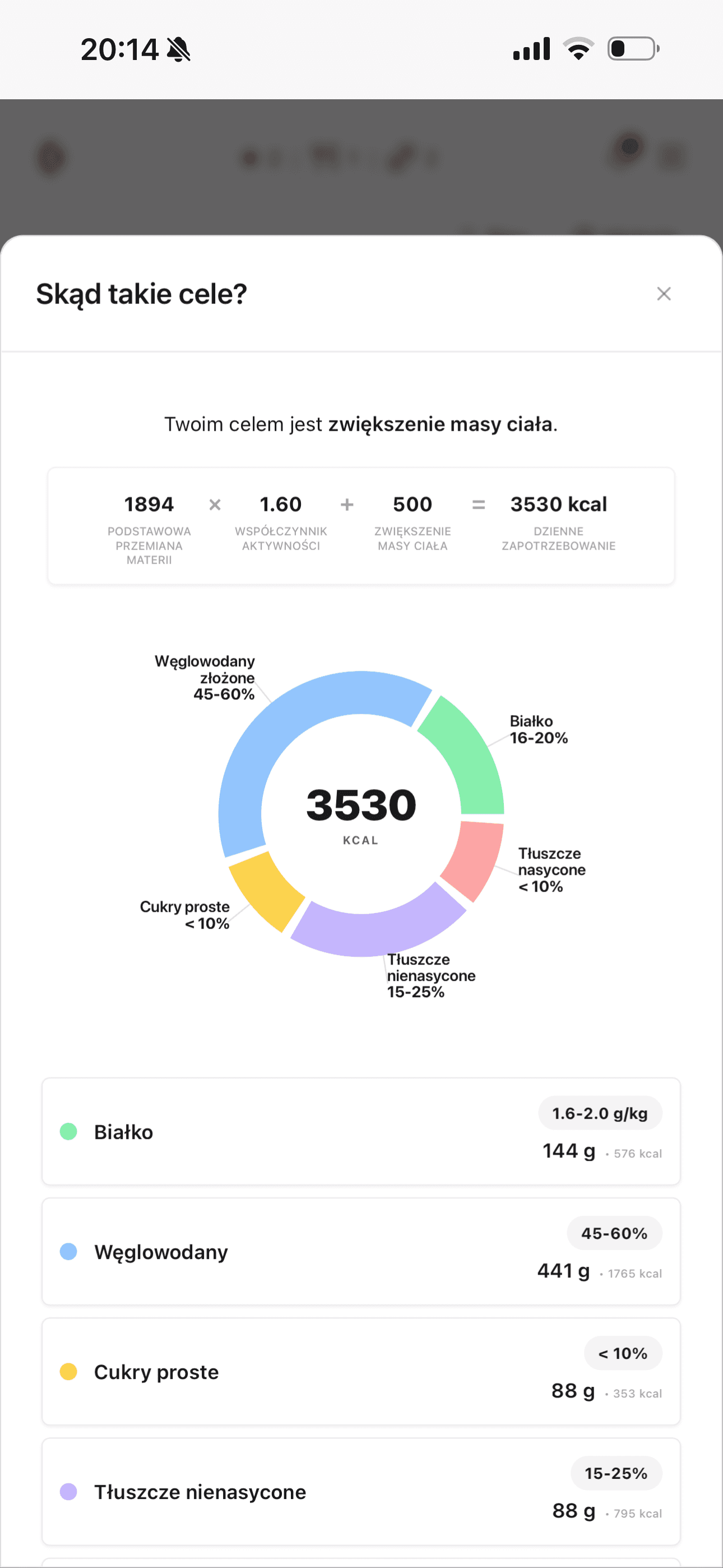 Dostosujesz dietę do Twojego celu i stylu życia