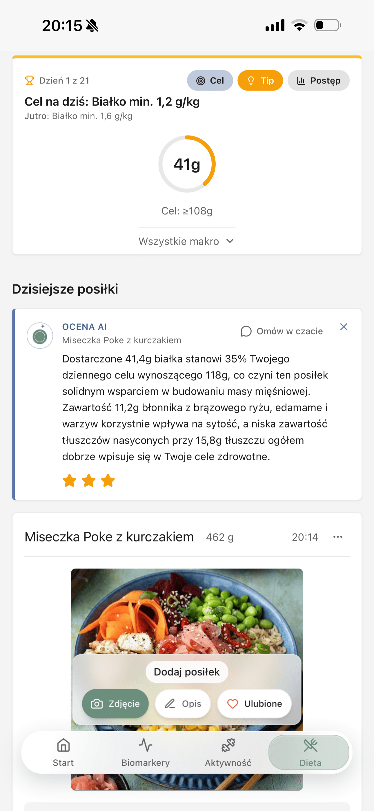 Logujesz swoje posiłki tak jak lubisz