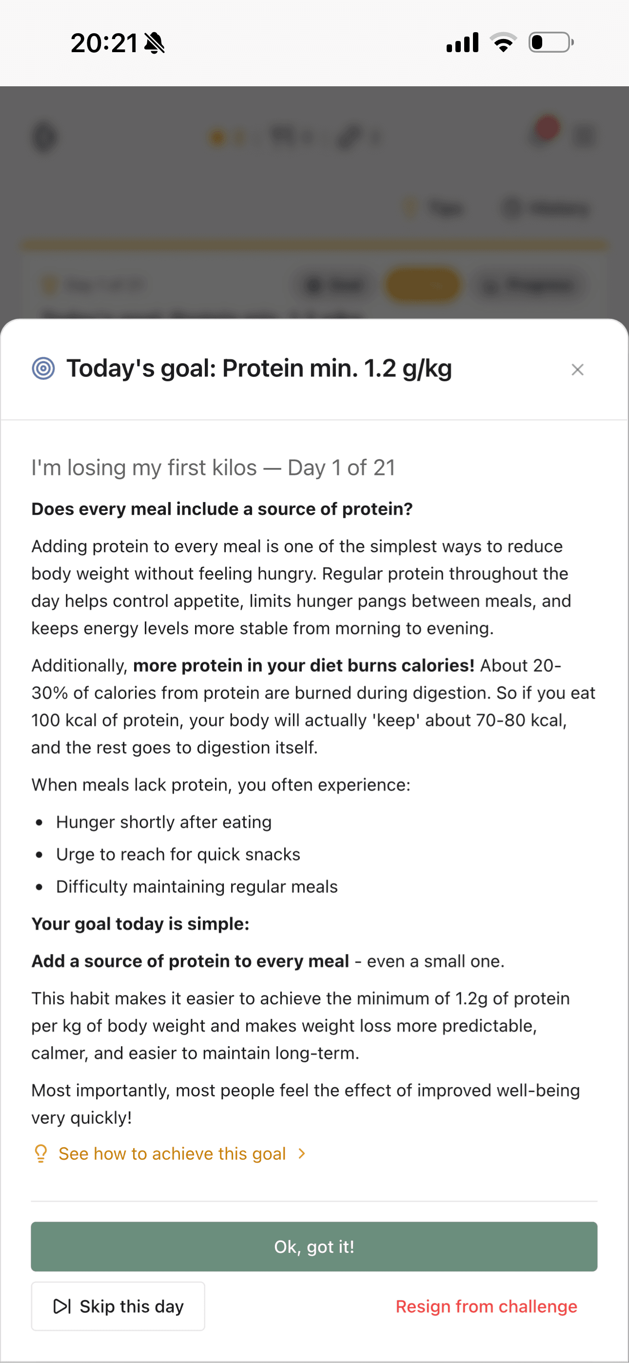 Achieve your goal step by step